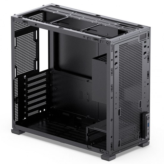 JONSBO D41 SC BLACK ATX Tempered Glass Computer Case with HD-LCD